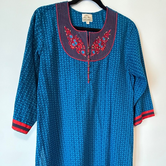 Preloved Tunic Sabhyata XL Made in India - Picture 1 of 5